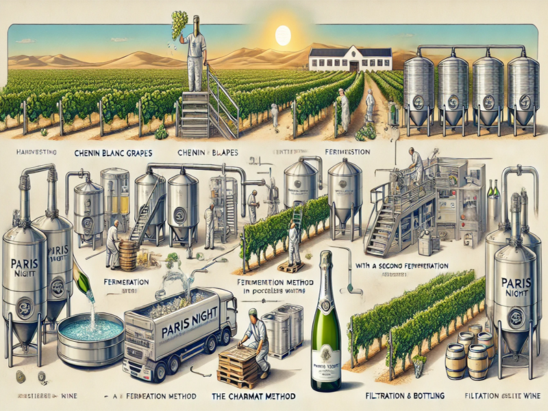 rượu vang nam phi paris night premium