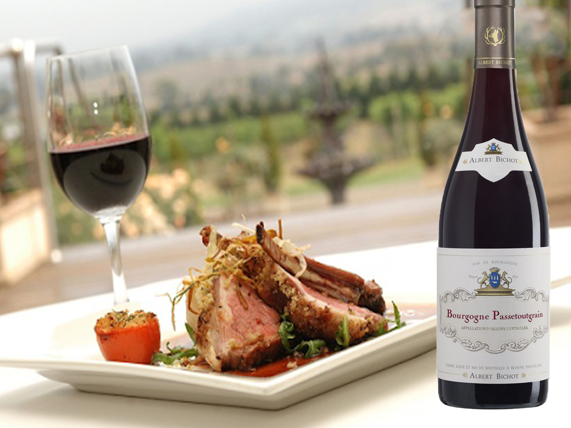 rượu vang pháp albert bichot bourgogne passetoutgrain 2020