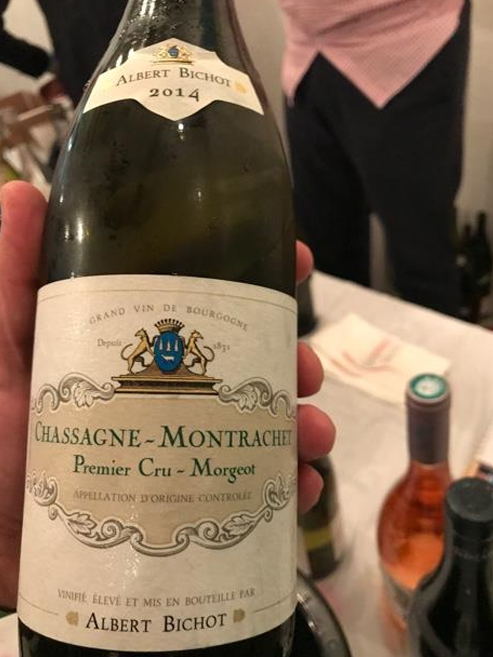 rượu vang pháp albert bichot chassagne montrachet premier cru morgeot