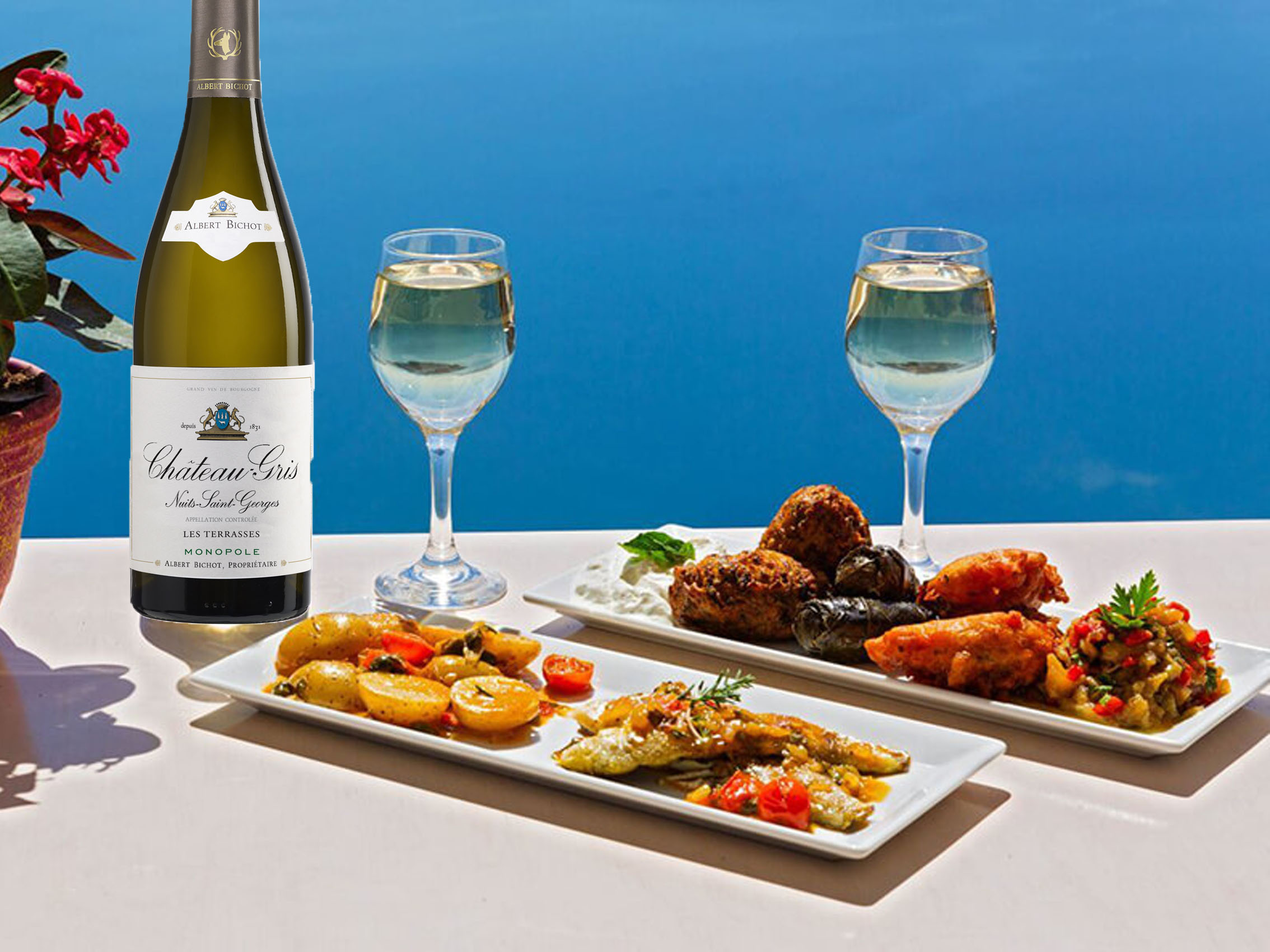 rượu vang pháp albert bichot chateau gris les terraces nuits-saint-georges monopole