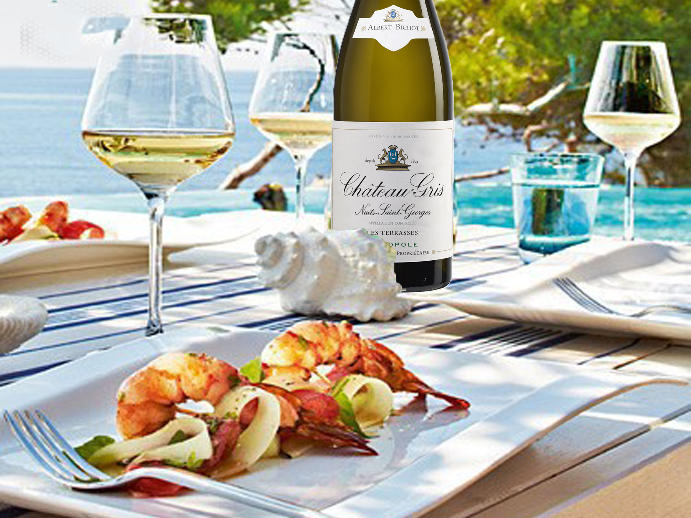 rượu vang pháp albert bichot chateau gris les terraces nuits-saint-georges monopole