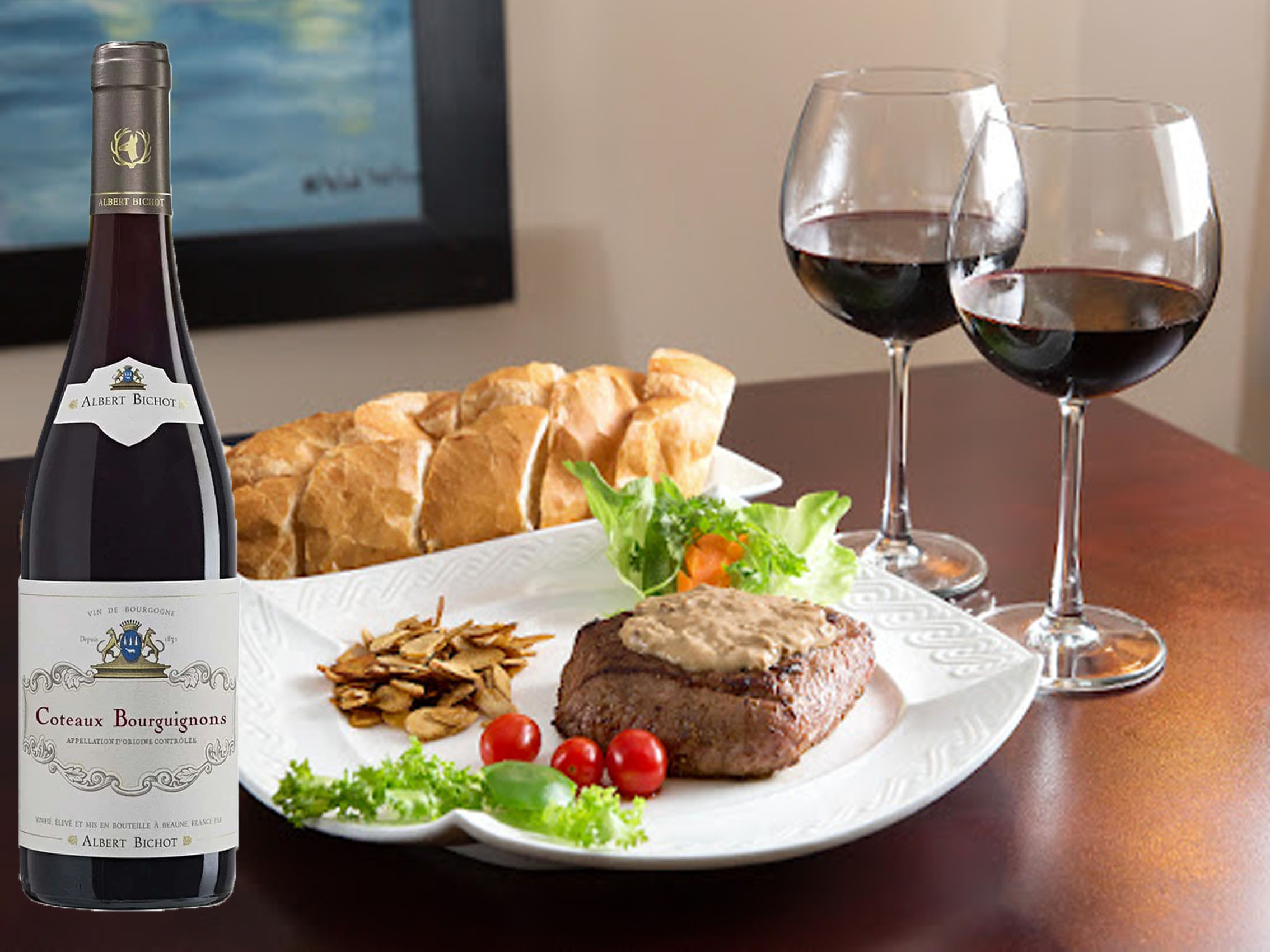 rượu vang pháp albert bichot côteaux bourguignons 2020