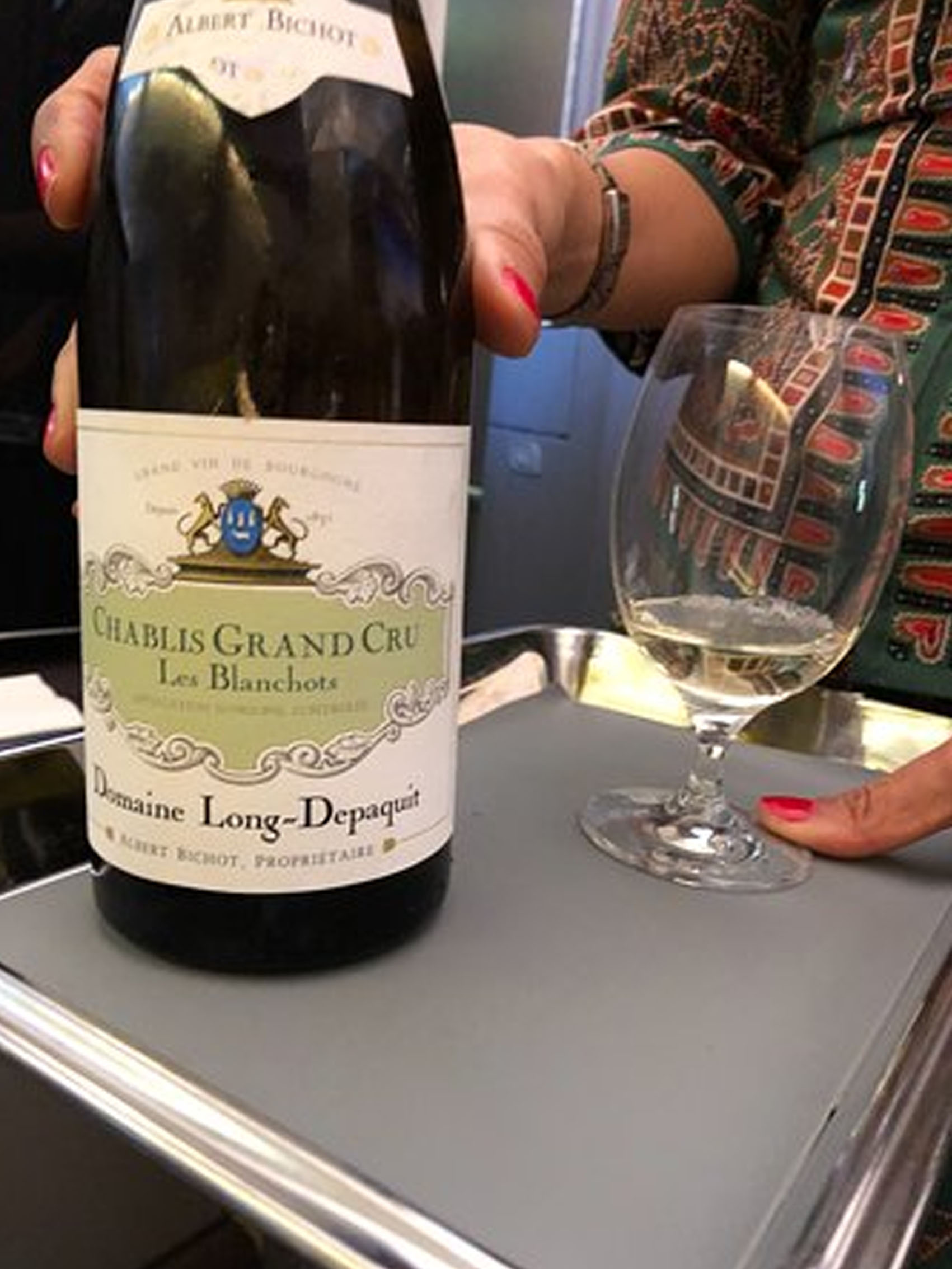 rượu vang pháp albert bichot domaine long-depaquit chablis grand cru les blanchots 2018