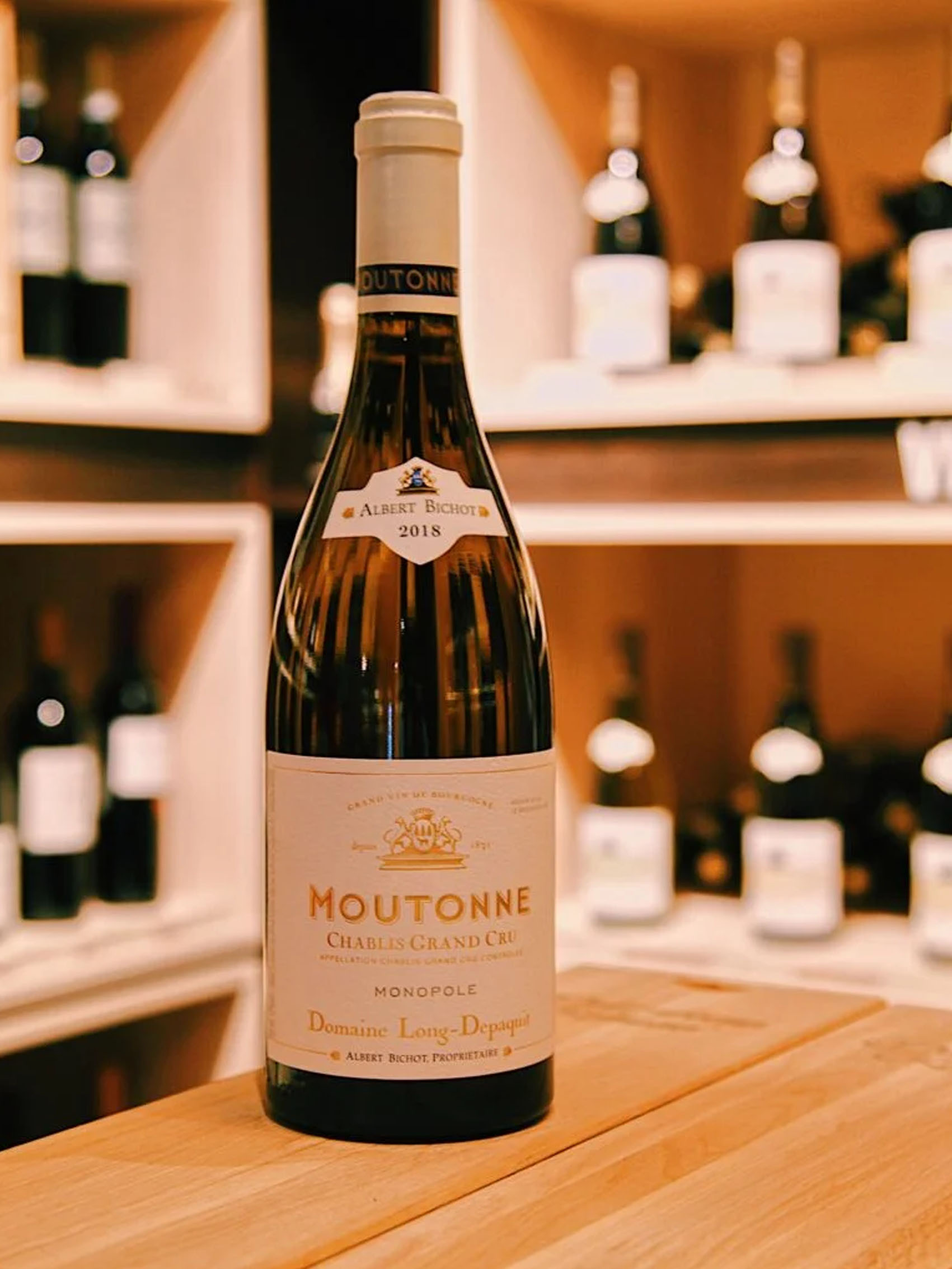 rượu vang pháp albert bichot domaine long-depaquit chablis grand cru moutonne monopole 2018