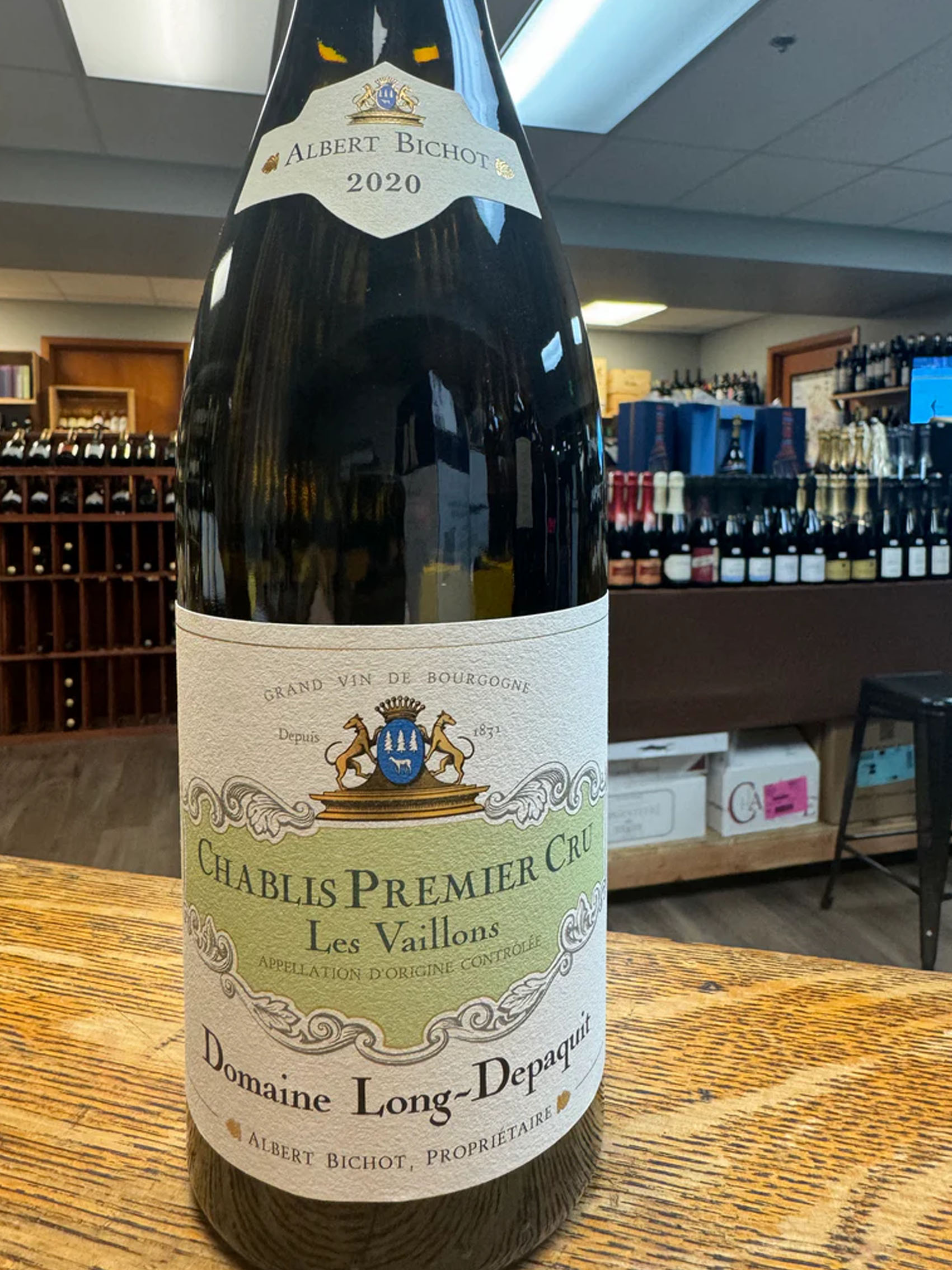 rượu vang pháp albert bichot domaine long depaquit chablis premier cru les vaillons 2020