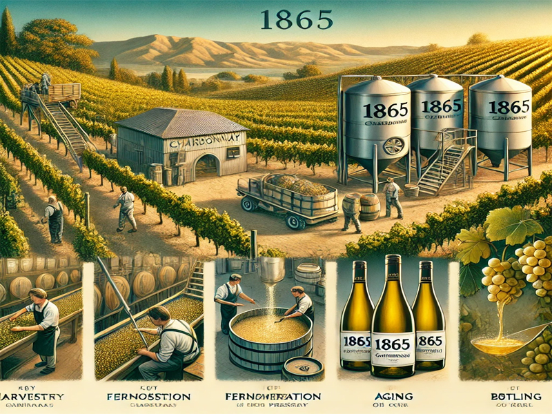 rượu vang trắng chile 1865 chardonnay