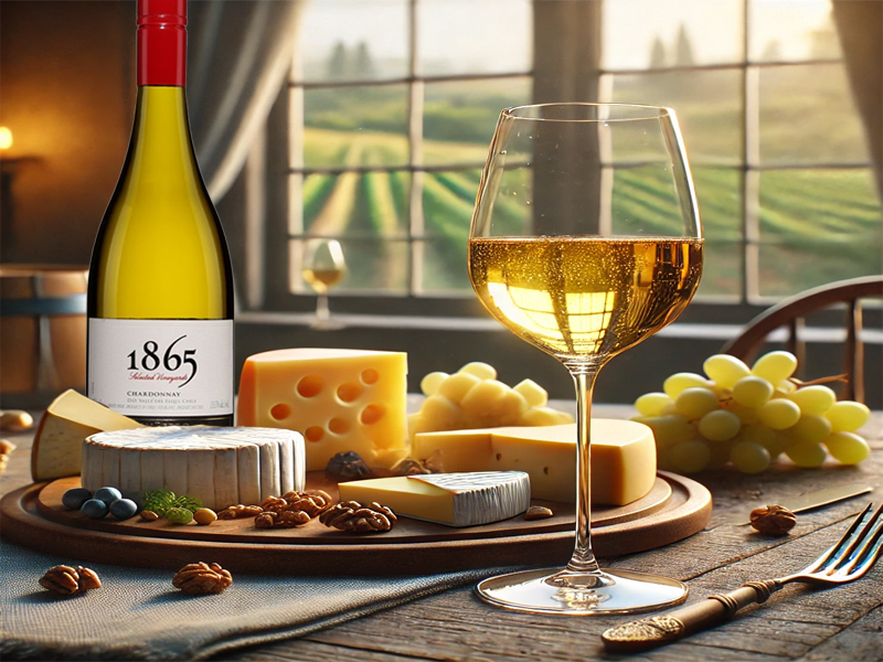 rượu vang trắng chile 1865 chardonnay
