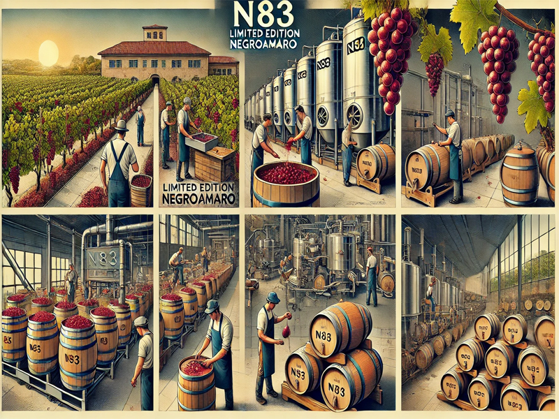 rượu vang ý n83 limited edition negroamaro