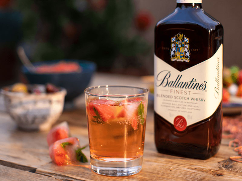rượu whisky ballantines finest 750ml