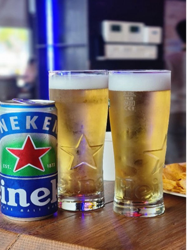 bia lon heineken 0 độ