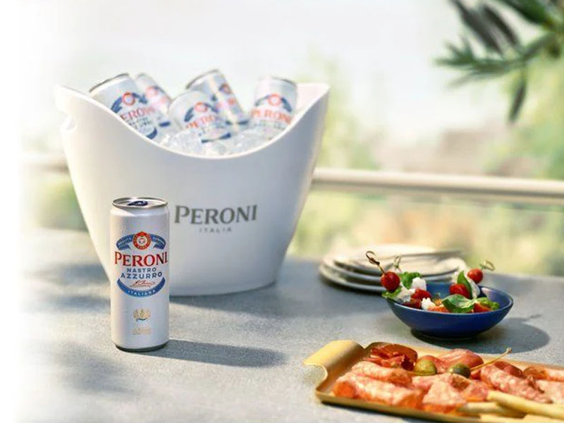 bia lon peroni nastro azzurro 5,1%