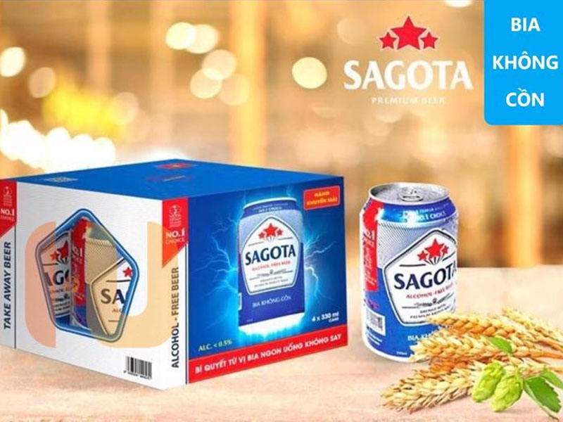bia lon sagota không cồn