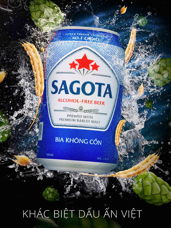 bia lon sagota không cồn
