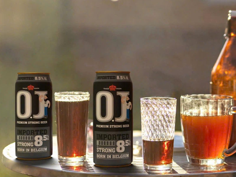bia o.j strong 8,5% hà lan