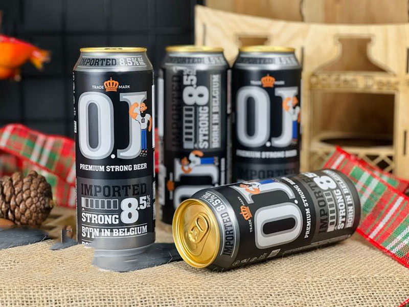 bia o.j strong 8,5% hà lan