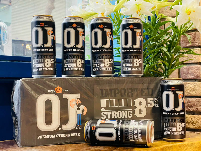 bia o.j strong 8,5% hà lan