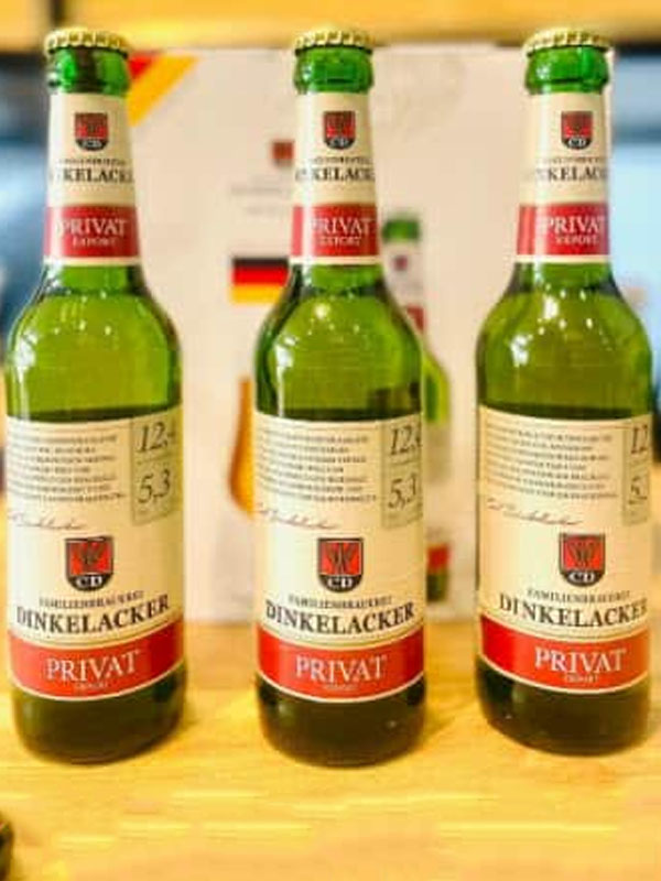 hộp quà bia đức dinkelacker privat export 12 chai/hộp