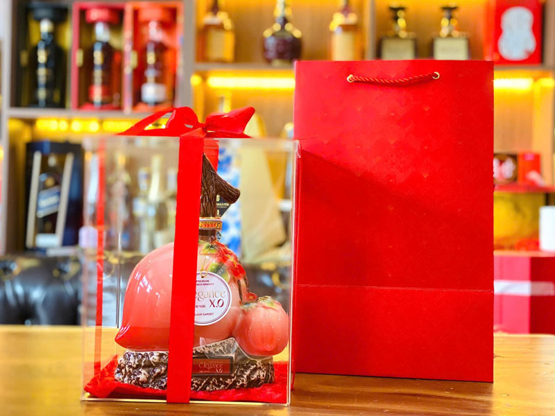 rượu đào tiên bách phúc hoàng kim