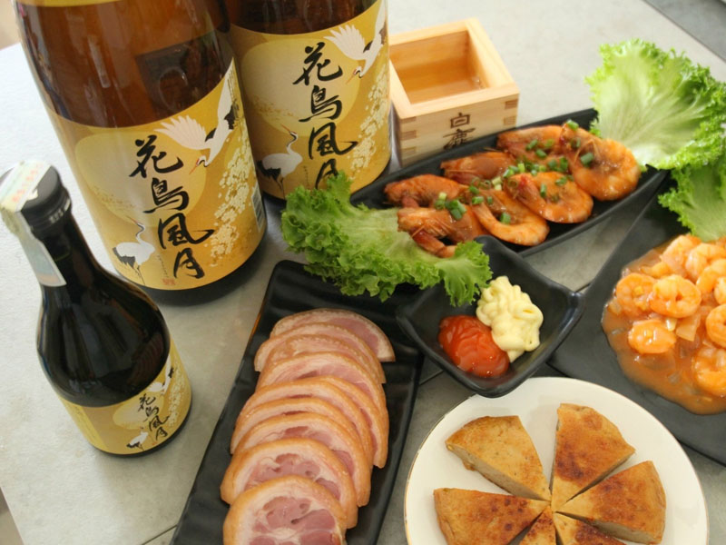 rượu sake hokkan kachofugetsu 1800ml