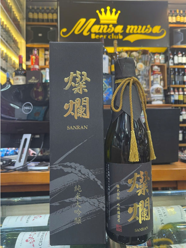rượu sake nhật bản sanran junmai daiginjo