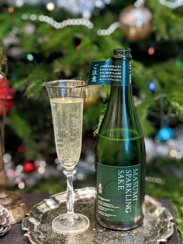 rượu sake nhật masumi sparkling origarami
