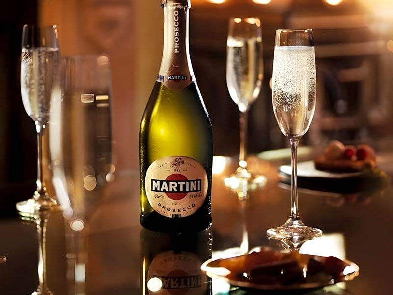 rượu sparkling martini prosecco