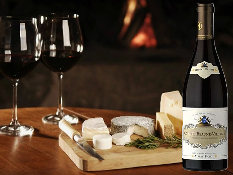 rượu vang albert bichot côte de beaune villages 2017