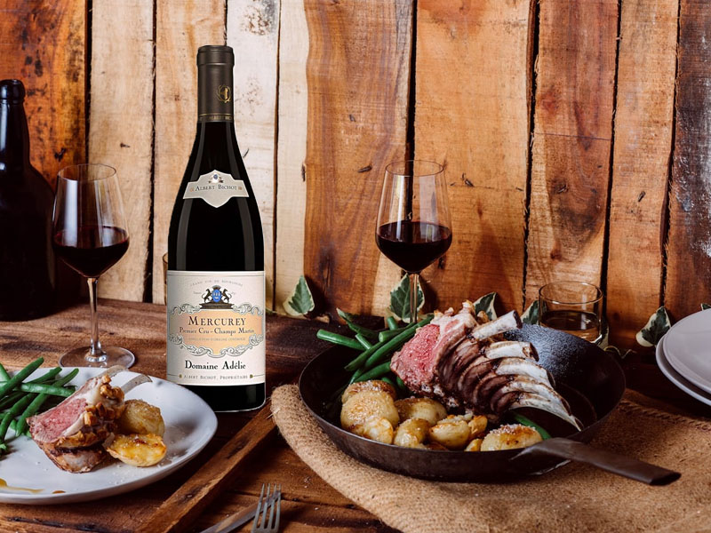 rượu vang albert bichot domaine adelie champs martin mercurey premier cru 2017