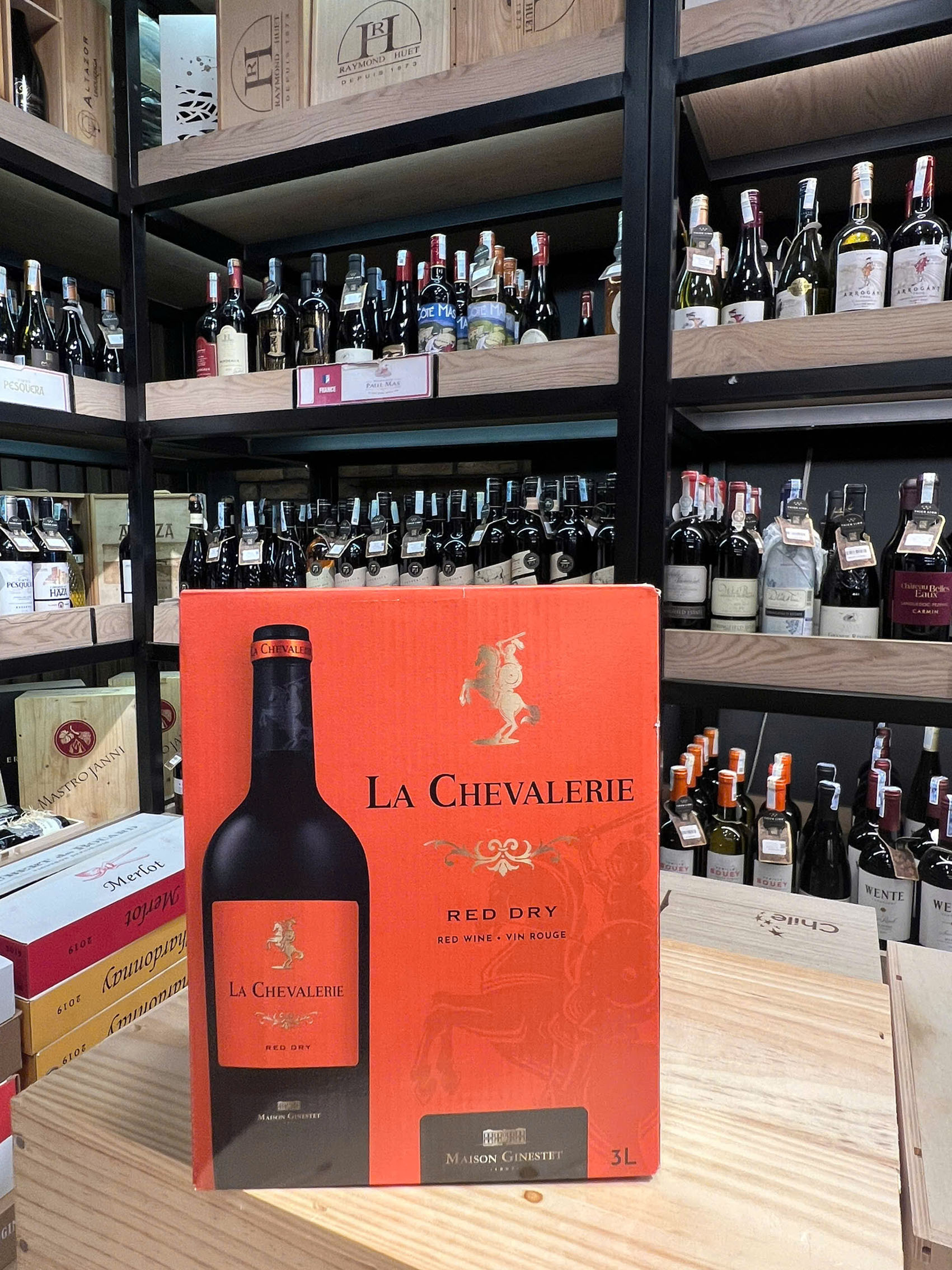 rượu vang bịch la chevalerie maison genestet