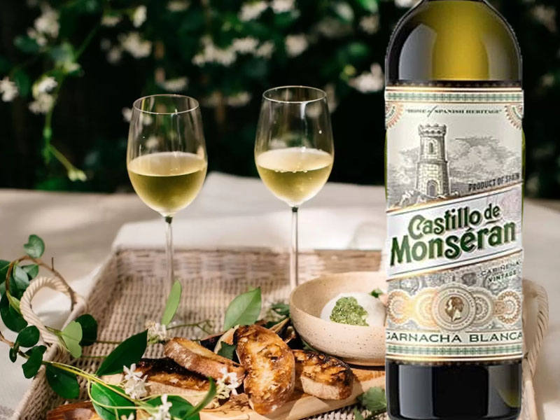 rượu vang castillo de monseran garnacha white