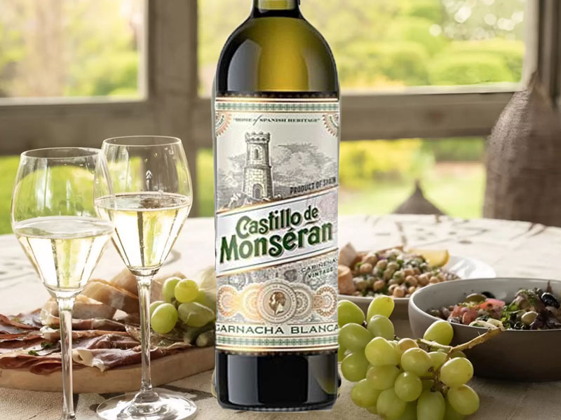 rượu vang castillo de monseran garnacha white