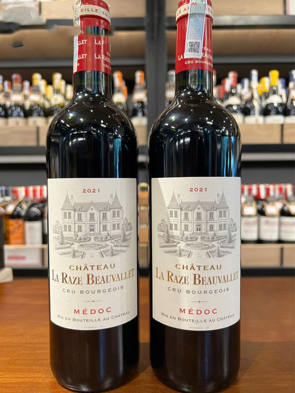 rượu vang chateau la raze beauvallet cru bourgeois medoc