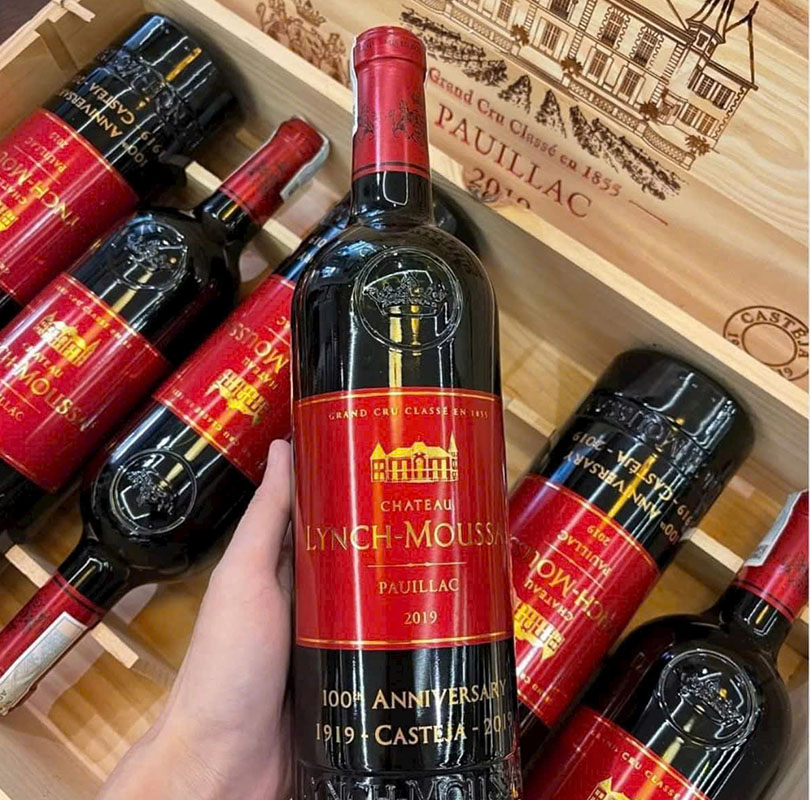 Rượu vang château lynch moussas 2019 bản kỷ niệm 100 năm