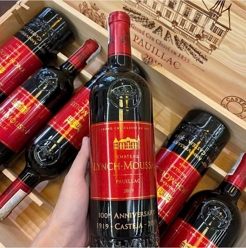 Rượu vang château lynch moussas 2019 bản kỷ niệm 100 năm
