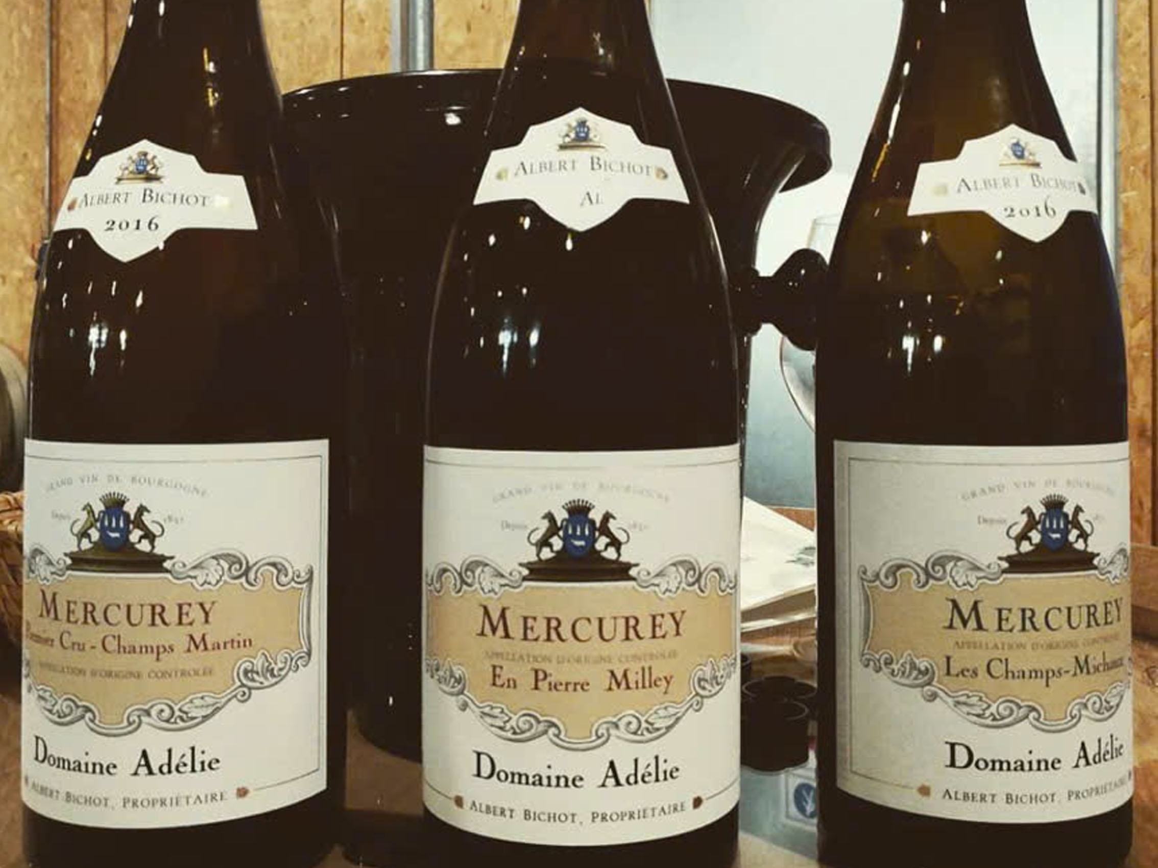 rượu vang pháp albert bichot domaine adelie mercurey en pierre milley 2019