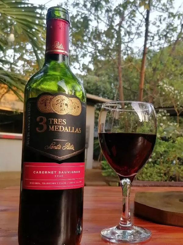 rượu vang santa rita tres medallas cabernet sauvignon