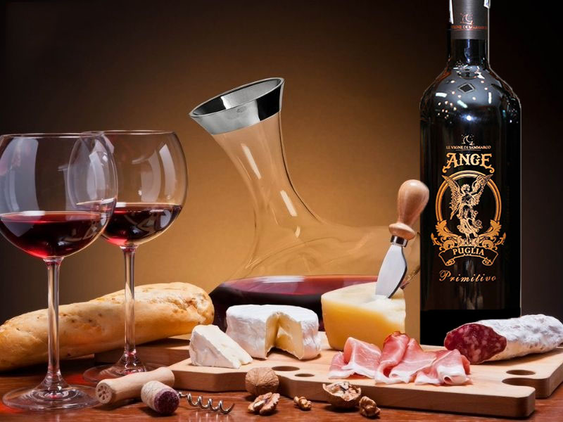 rượu vang ý ange primitivo salento puglia 18 độ