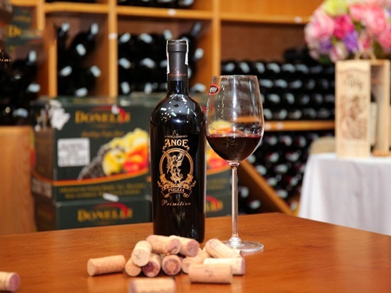 rượu vang ý ange primitivo salento puglia 18 độ