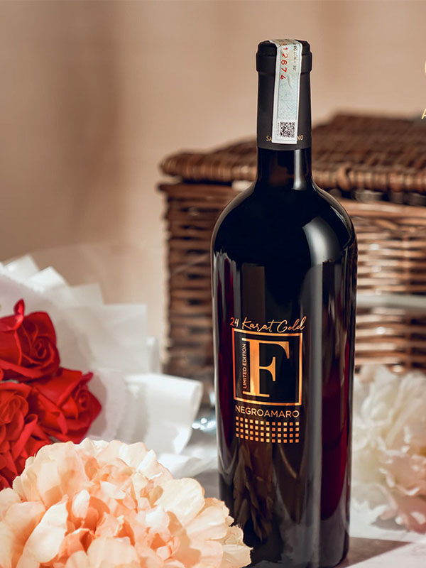 rượu vang ý f gold 24 karat limited edition