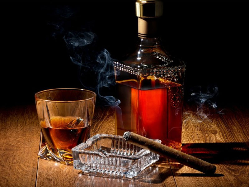 rượu whiskey kyoto nishijin ori aka- red 