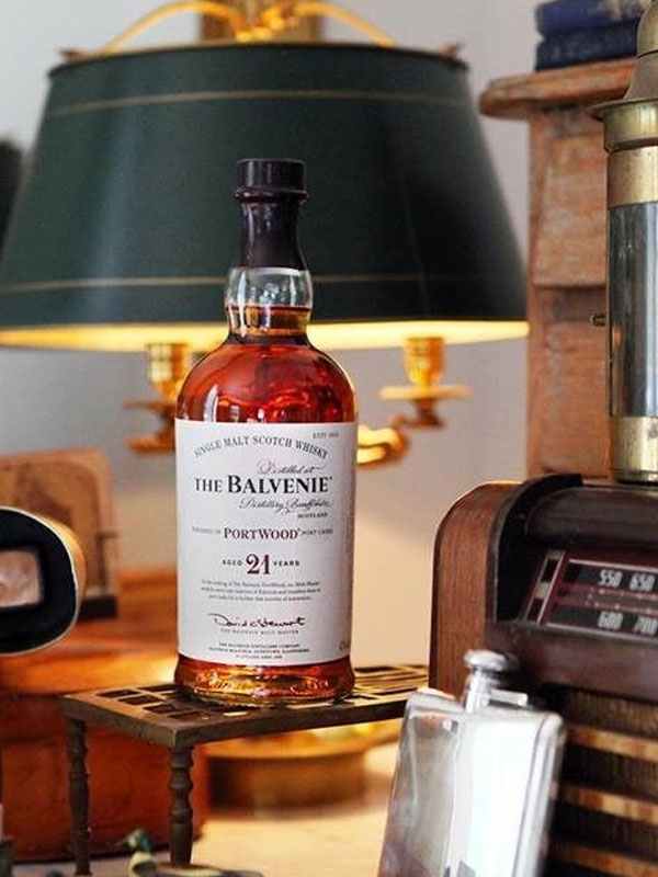 rượu whisky balvenie 21 portwood