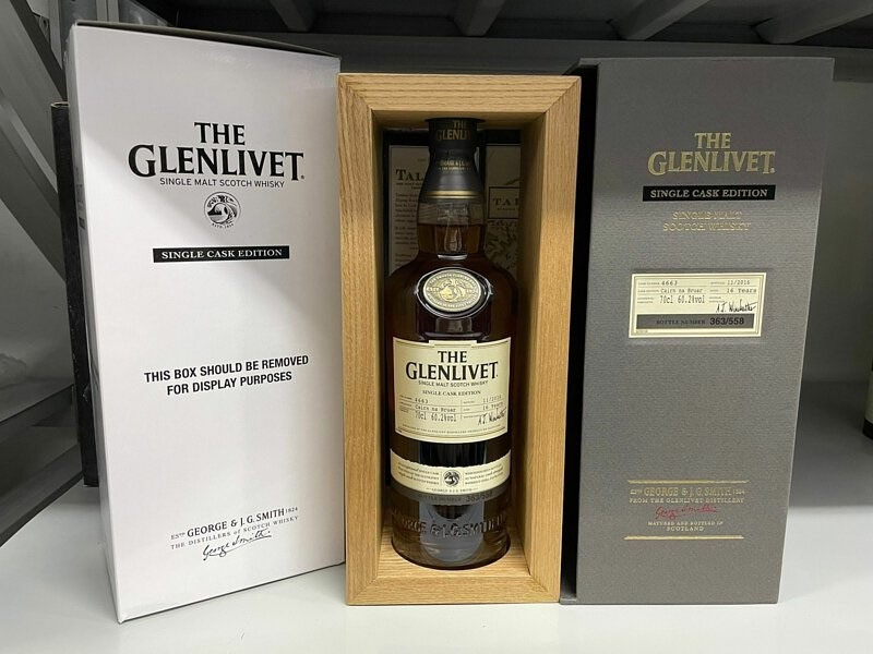 rượu whisky glenlivet 17 single cask istanbul airport exclusive