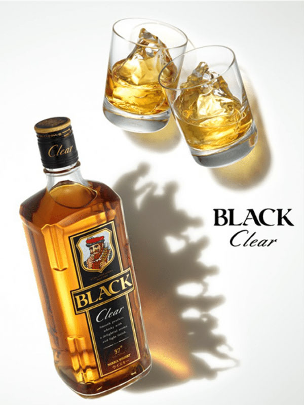 rượu whisky nhật nikka black clear