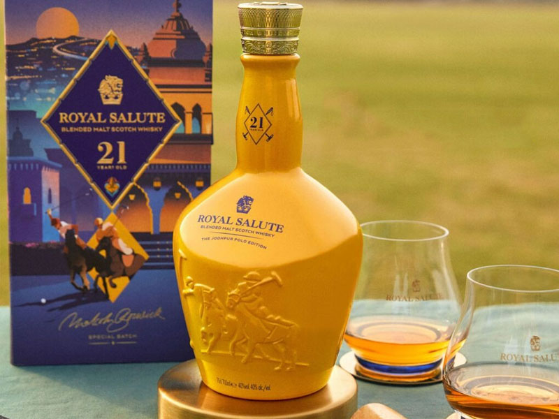 rượu whisky royal salute 21 year jodhpur polo edition