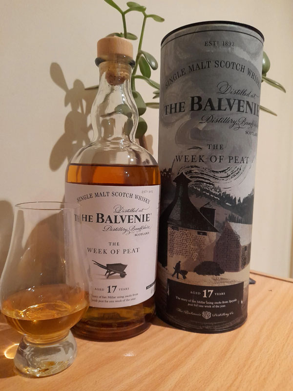 rượu whisky the balvenie week of peat 17 năm