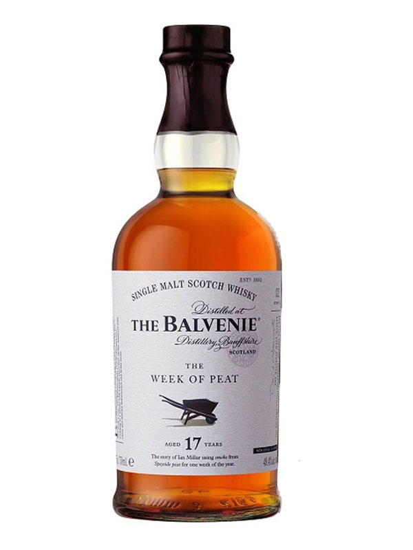 rượu whisky the balvenie week of peat 17 năm