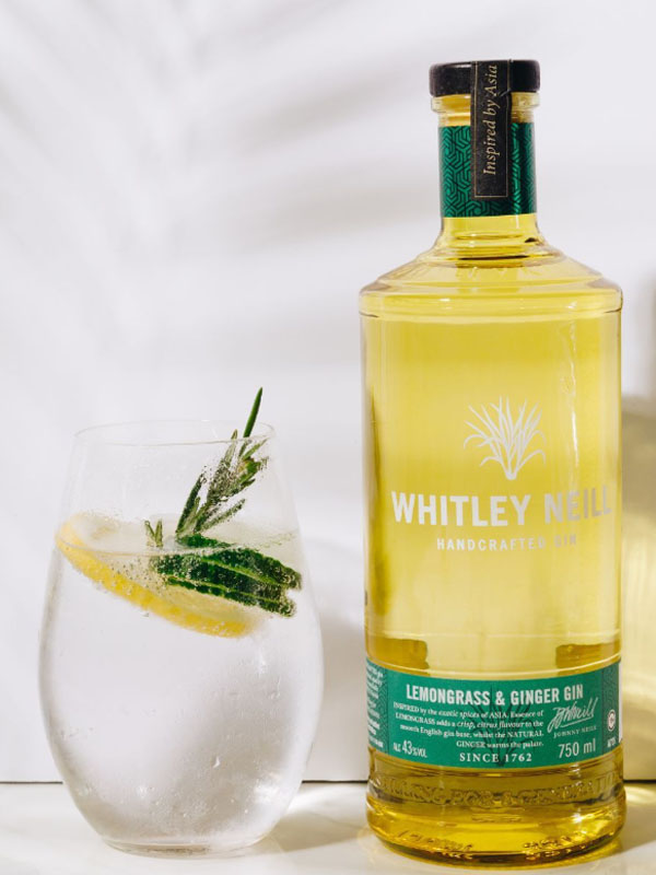 rượu whitley neill lemongrass-ginger gin