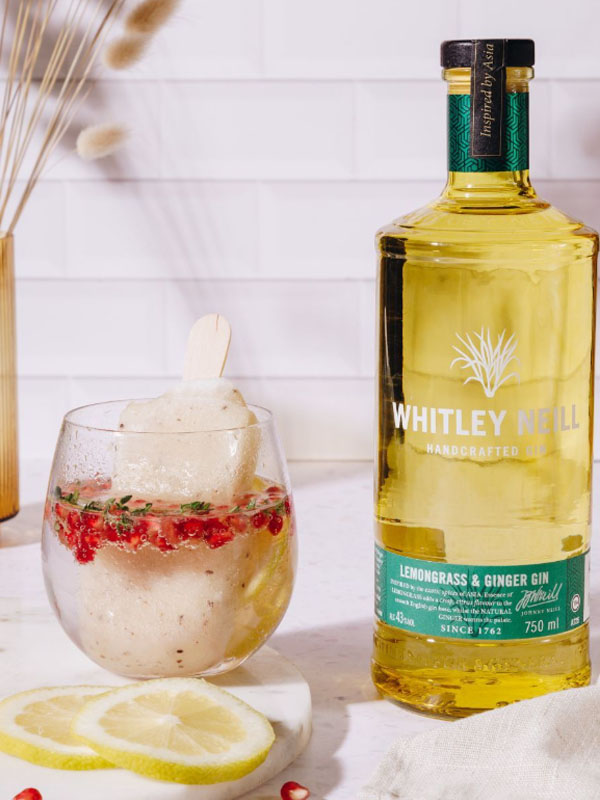 rượu whitley neill lemongrass-ginger gin
