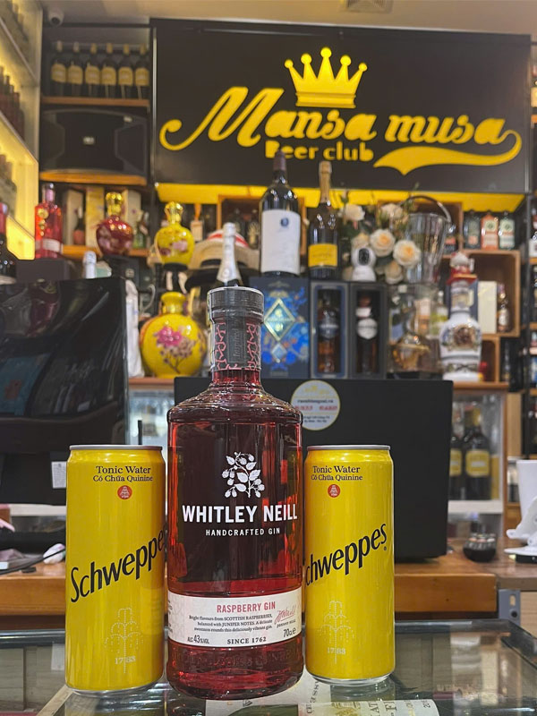 rượu whitley neill raspberry gin