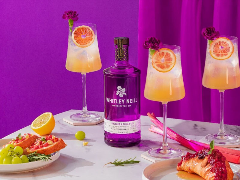 rượu whitley neill rhubarb ginger gin